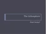 The Lithosphere - slide 1
