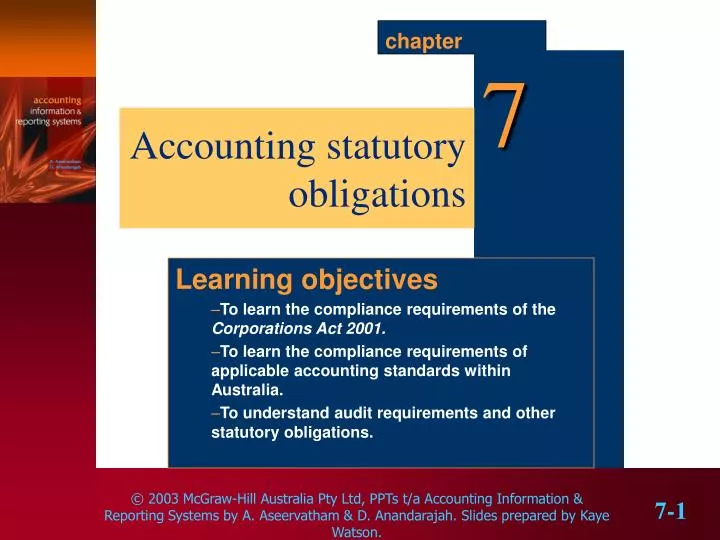 accounting statutory obligations