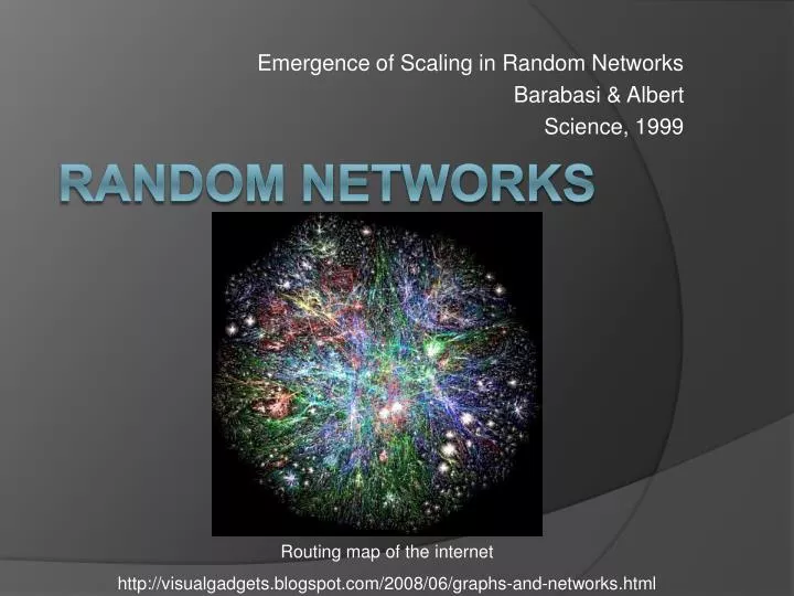 emergence of scaling in random networks barabasi albert science 1999