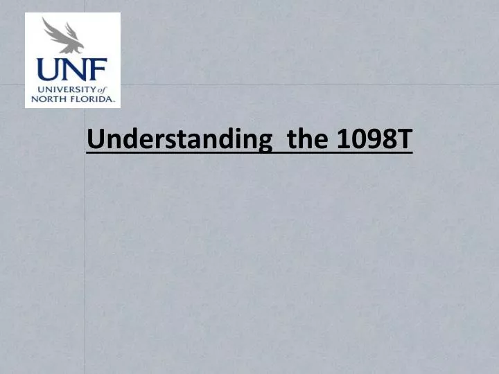 understanding the 1098t