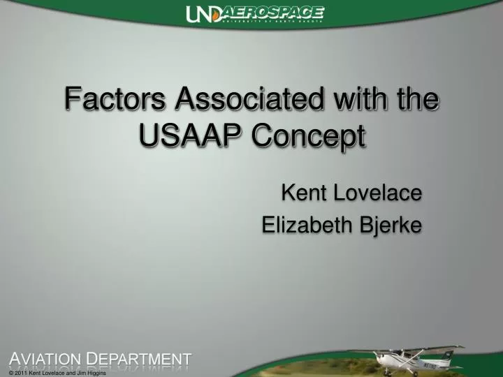 factors associated with the usaap concept