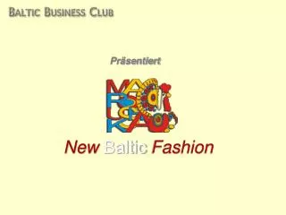 New Baltic Fashion