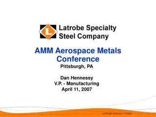 AMM Aerospace Metals Conference