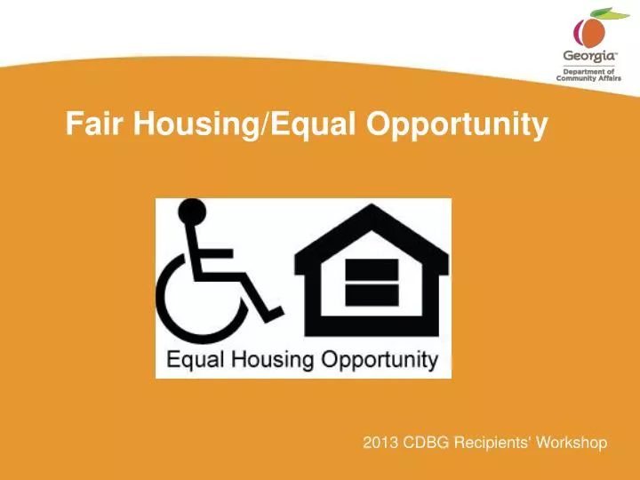 fair housing equal opportunity