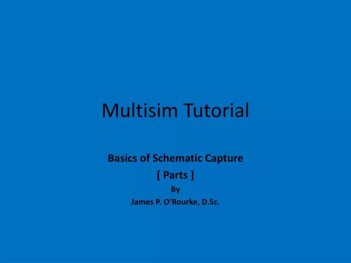 multisim tutorial