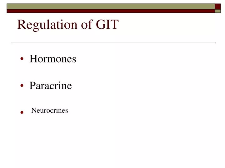 regulation of git