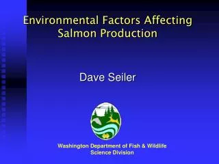 Environmental Factors Affecting Salmon Production