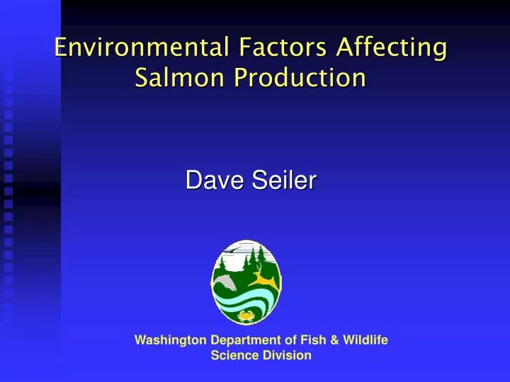 environmental factors affecting salmon production