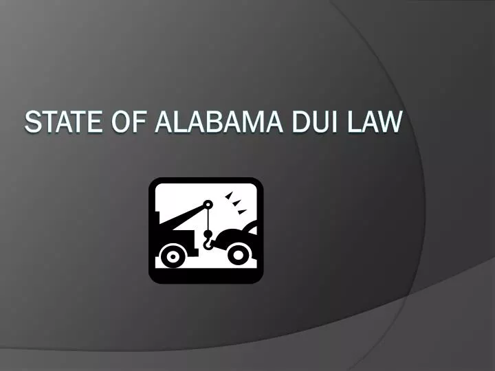 state of alabama dui law