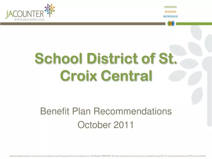 school district of st croix central