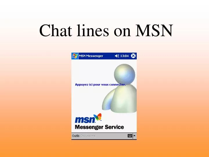 chat lines on msn