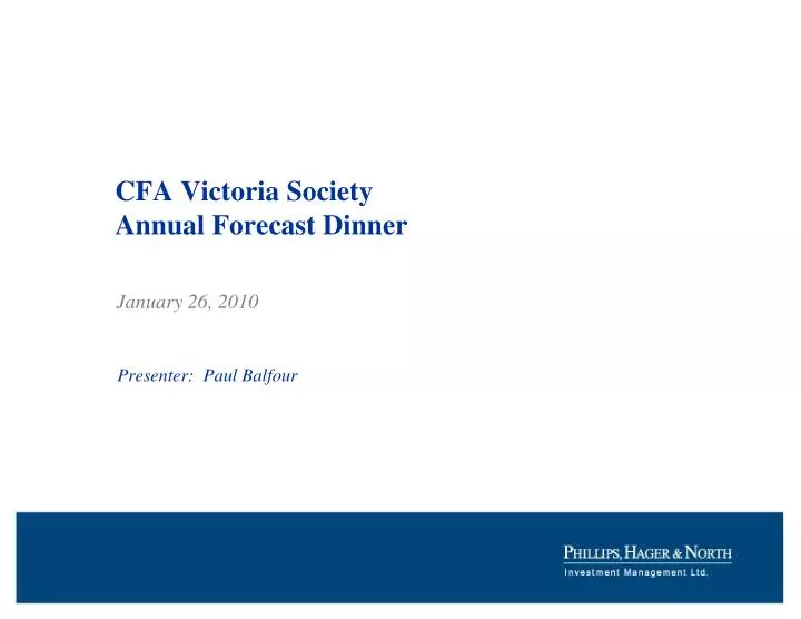 cfa victoria society annual forecast dinner