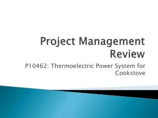 Project Management Review