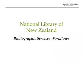 National Library of New Zealand