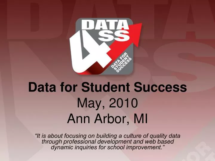 data for student success may 2010 ann arbor mi