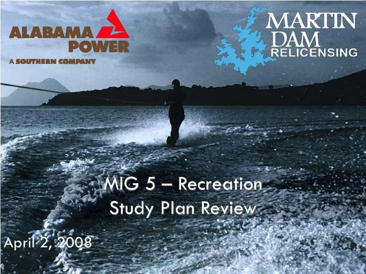mig 5 recreation study plan review