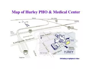 Map of Hurley PHO &amp; Medical Center