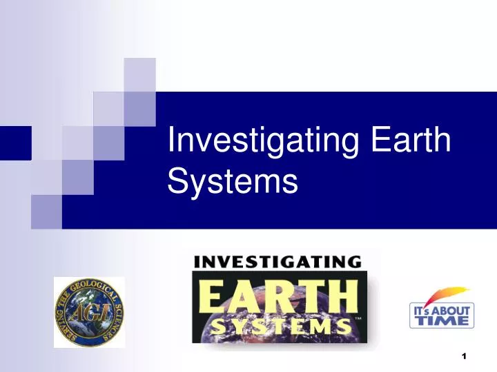 investigating earth systems