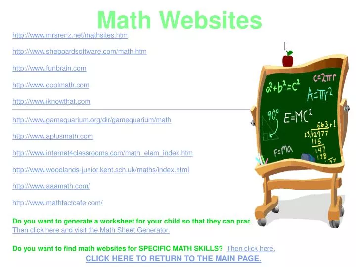 math websites