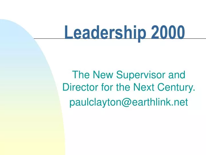 leadership 2000