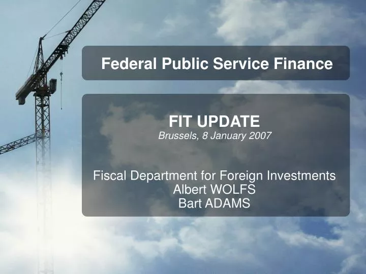 federal public service finance