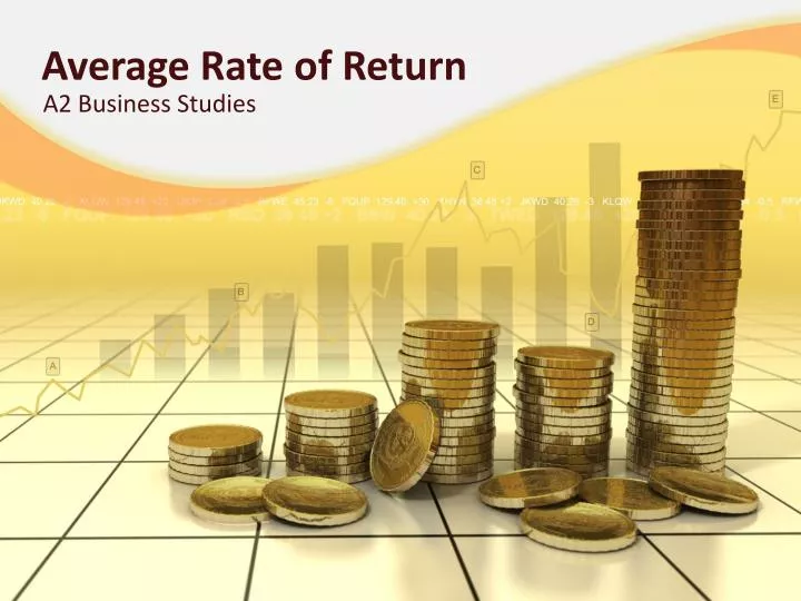 average rate of return