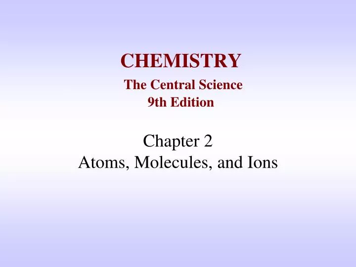 chemistry the central science 9th edition