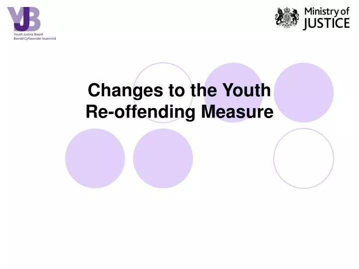 changes to the youth re offending measure