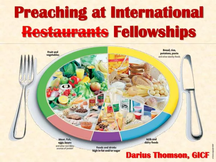 preaching at international restaurants fellowships