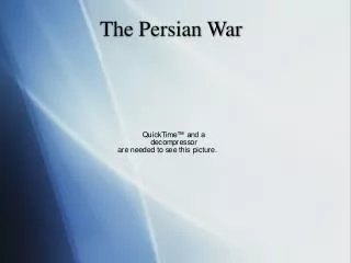 The Persian War
