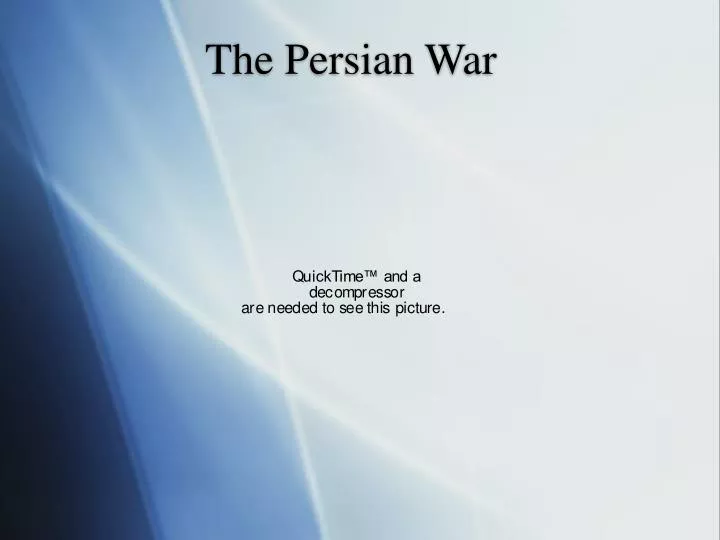 the persian war