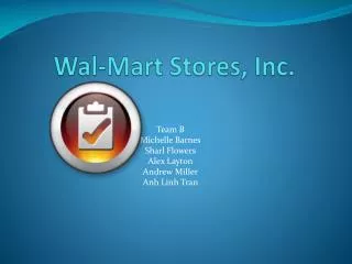 Wal-Mart Stores, Inc.