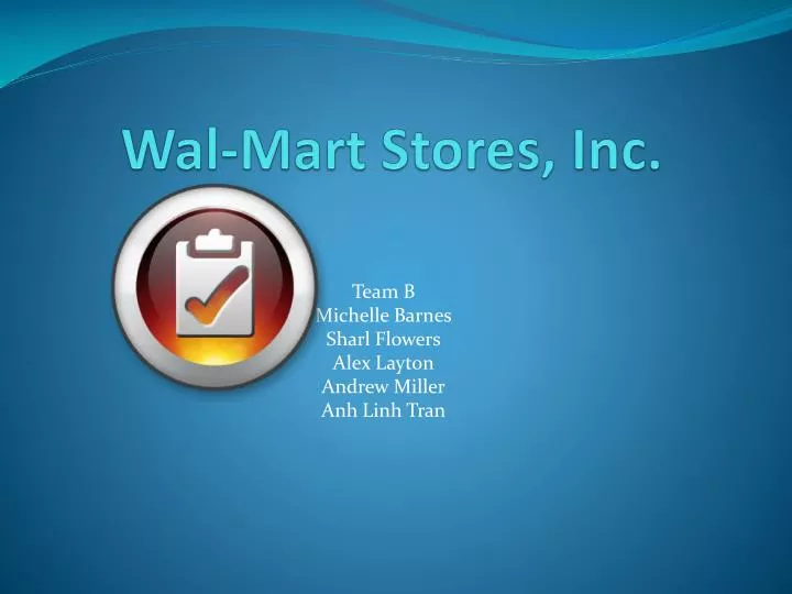 wal mart stores inc
