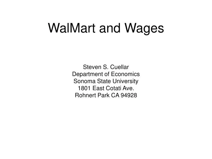 walmart and wages
