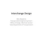 Interchange Design - slide 1