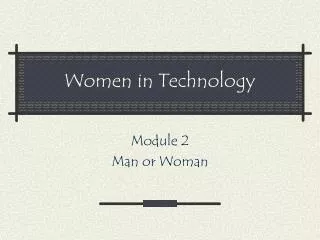 Women in Technology