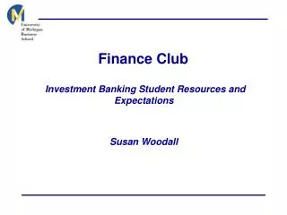 finance club