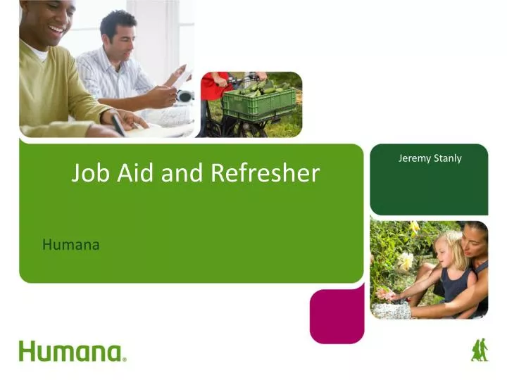 job aid and refresher