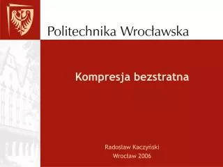 kompresja bezstratna