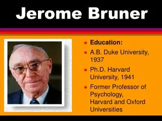 jerome bruner