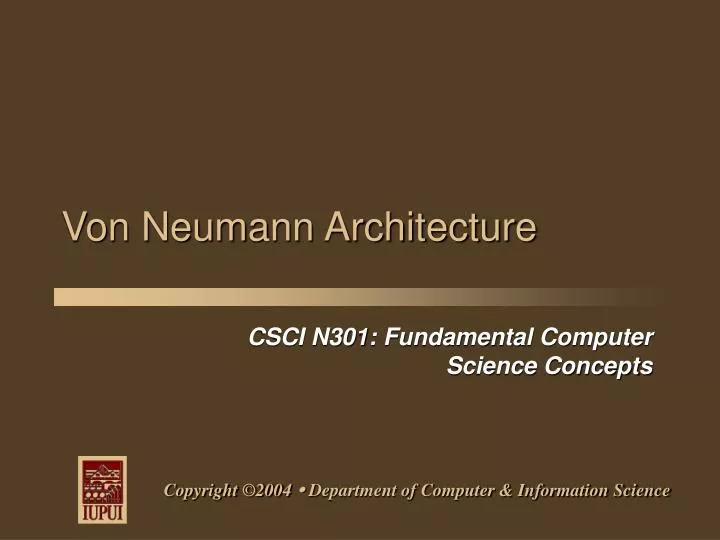 von neumann architecture