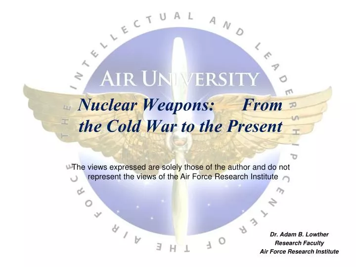 nuclear weapons from the cold war to the present