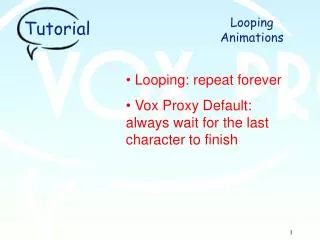 What is looping?