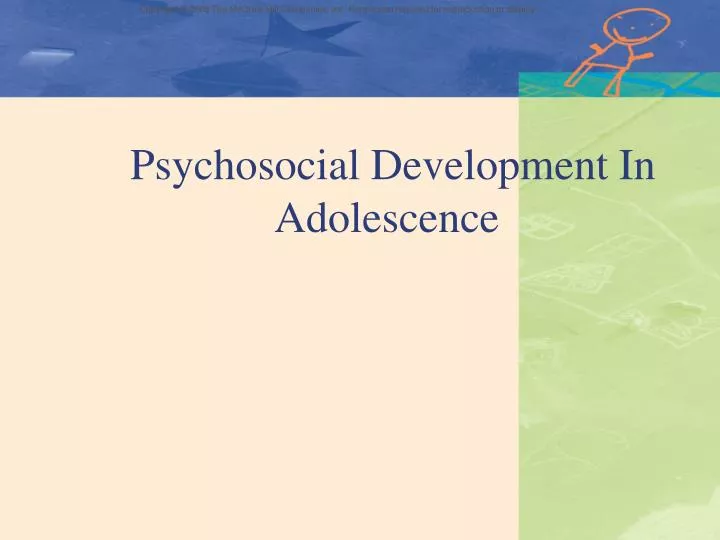 psychosocial development in adolescence