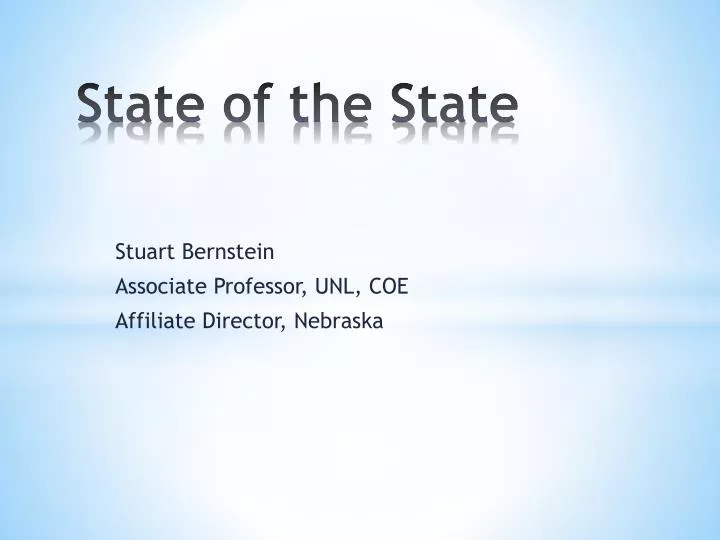 state of the state
