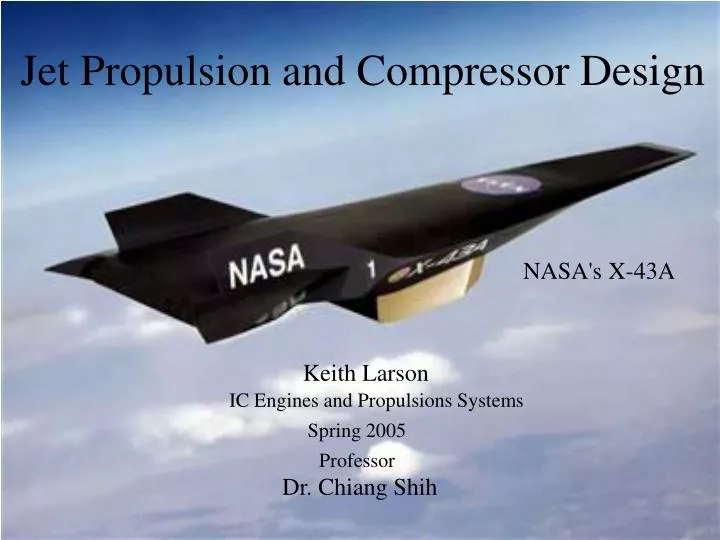 jet propulsion and compressor design