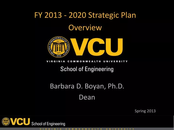 fy 2013 2020 strategic plan overview