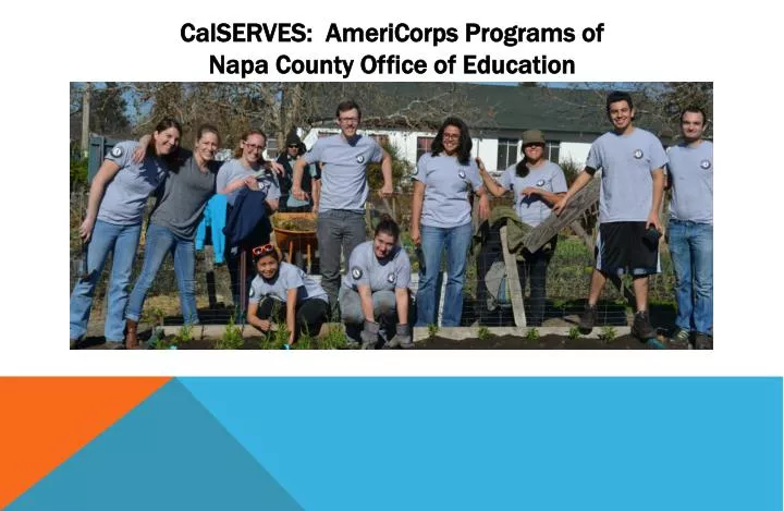 calserves americorps programs of napa county office of education
