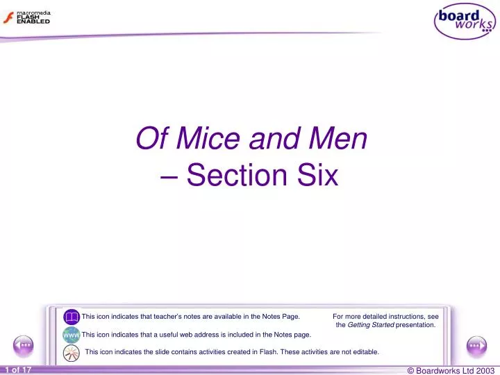 of mice and men section six