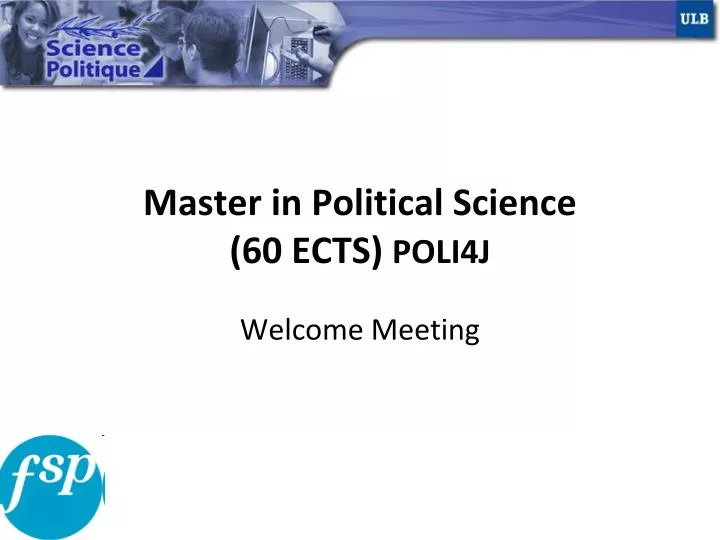 master in political science 60 ects poli4j